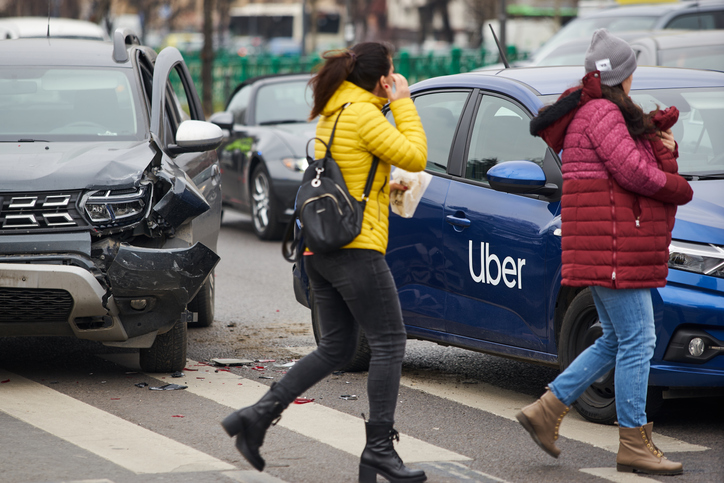 Rideshare Taxi Accident